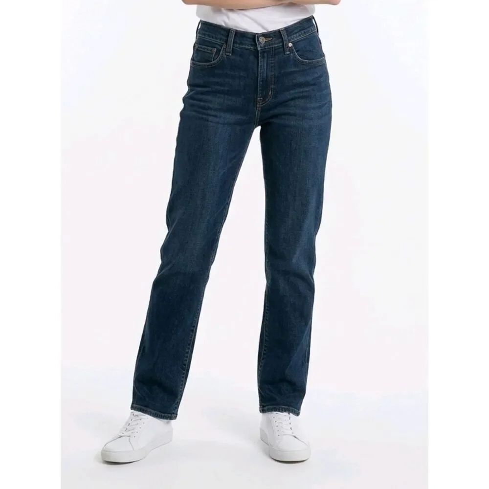 Levi's The Original Jean Dark Wash Mid Rise Skinny Denim Jeans Size 10M